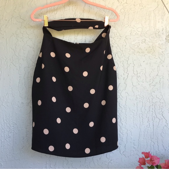 🦄 Ann Taylor Polka Dot Cross Back Top - Picture 7 of 8